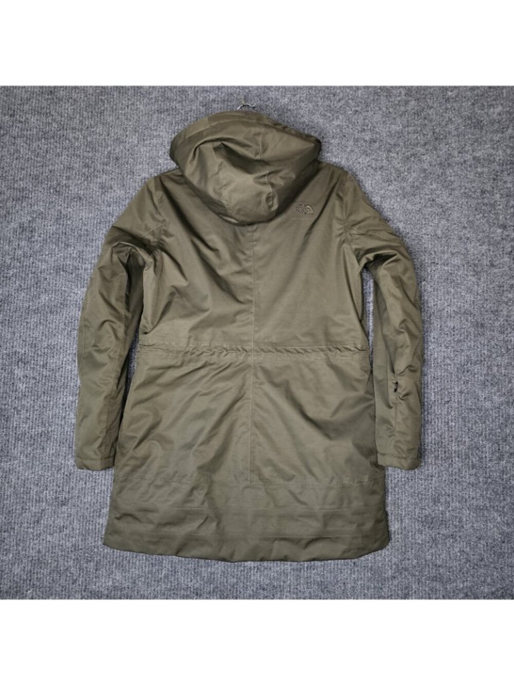 The North Face Ancha Parka Jacket TNF removeable hood Green Sz M - Picture 4 of 9